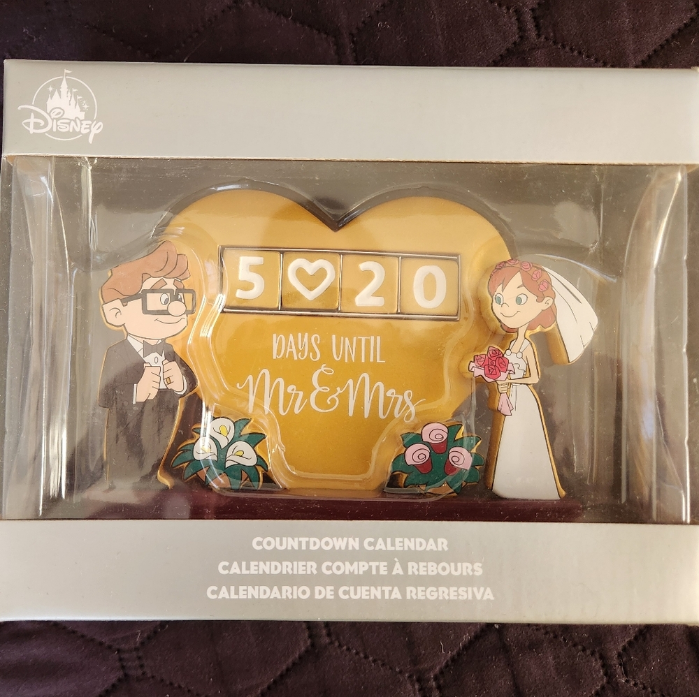 Disney Wedding Countdown Calendar